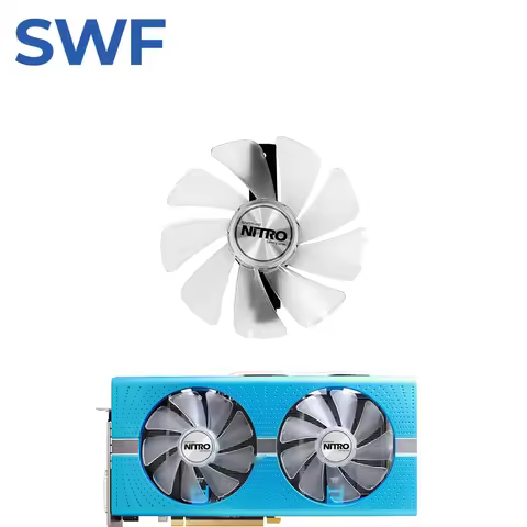 CF1015H12D RX580 RX590 Cooling Fan For Sapphire RX 470 480 570 580 590 NITRO Special Edition Graphic
