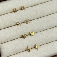 [READY STOCK] Subang Paku Emas Bajet Gold Earrings 916金耳环/耳钉