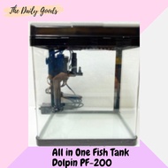 DOPHIN PF-200 Mini Aquarium 4in 1 Tank Set