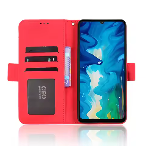 Leather Wallet Phone Case For Doogee Note 59 58 X98 X97 S97 S96 S59 S88 86 Pro Flip Card Slot Holder