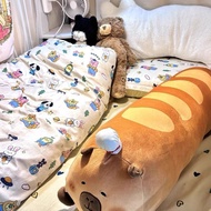 Kapibara Doll Baguette Pillow Student Dormitory Bedside Plush Toy Doll Long Pillow Cushion Pillow