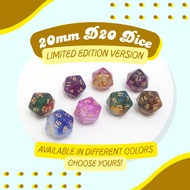 1 pc. D20 Dice - Limited Edition Version - Perfect for Board Games & Collectibles
