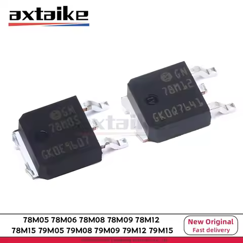 10PCS 78M05 78M06 78M08 78M09 78M12 78M15 79M05 79M08 79M09 79M12 79M15 0.5A 5V TO252 DPAK SMD Trans