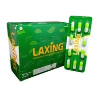 LAXING box isi 10 strip Pelancar bab/Obat Pencahar/pelangsing perut