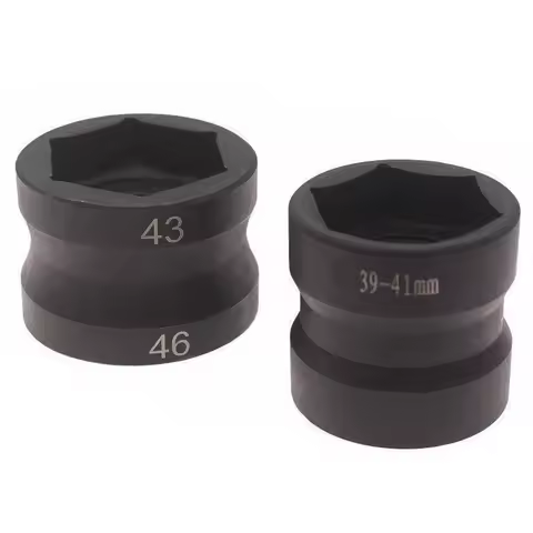 1 Piece 39mm-41mm/43mm-46mm Double Head Socket Multi-functional Nut Sleeve Pulley Nut Removal Tool F