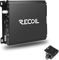 Recoil DI600.1 Monoblock Power Amplifier 1200W Max - Class D Subwoofer Amplifier, 600W RMS @ 1 Ohm, 