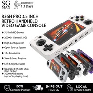 R36H Pro Retro Handheld Video Game Console emulator Linux System 3.5 Inch IPS Screen Portable Pocket