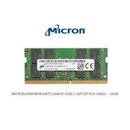 NEW MICRON RAM MTA16ATF1G64HZ-2G6E1 LAPTOP PC4-2666V – 16GB