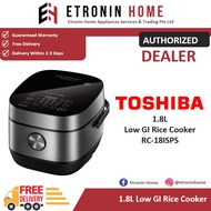Toshiba 1.8L Low GI Rice Cooker RC-18ISPS