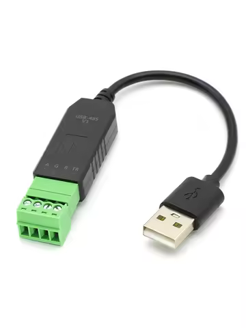 1Pcs RS485 To USB 485 Converter Adapter Support Win7 XP WIN98 WIN2000 WINXP WIN7 WIN10 VISTA