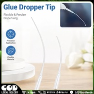 100Pcs 7/12cm CA Glue Tips Precision Glue Tips 401/502 Instant Super Glue Dropping Tube Nozzle