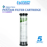 PENTEK Pentair C1 10" CTO Carbon Block Filter 5 Micron Water Filter Cartridge Replacement