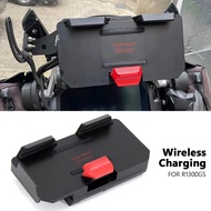 New Phone Holder Wireless Charger For BMW R1300GS R1300 GS R 1300 GS r1300gs Motorcycle Mount Fast U