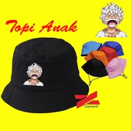 Luffy gear 5 children's hat Luffy laugh children's bucket hat