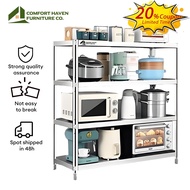 Comfort Haven Furniture Co.Stainless Steel Kitchen Storage Rack 3-5 Layer 60~100（L）* 80~160（H）厨房置物架