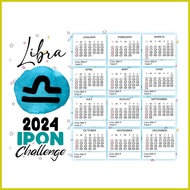 ☩ ➥ ✈ 2pcs Ipon Chart Guide Sticker Label Peso Sense Ipon Challenge Photopaper Sticker A5 size