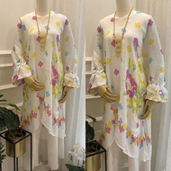 ATASAN BAJU BODO LABBU MODERN MOTIF AKSARA LONTARA BUGIS LAKBU PESTA