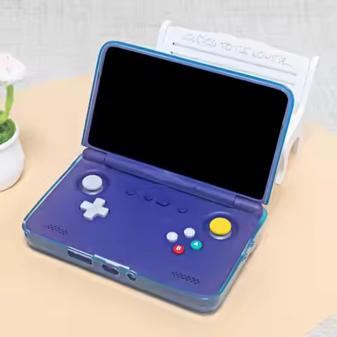 For Retroid Pocket Flip 2 Palm Phone TPU Protective Cover Cooling Transparent Anti-drop Case Game Co