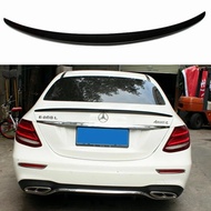 For Mercedes Benz E Class W213 E200 E300 E400 E550  2017-2020 Carbon Fiber Car Spoiler Black Color S