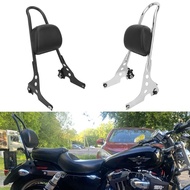 Motorcycle Black Detachable Passenger Sissy Bar Backrest For Harley Sportster XL 1200 883 Seventy Tw