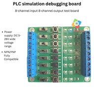 PLC Debutgging Simulation Board 8 Channel I/O Test Board 8 Input/Output NPN PNP Output Toggle Switch