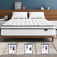 Vesgantti 10.2 Inch Multilayer Hybrid Full Mattress - Multiple Sizes & Styles Available, Ergonomic D