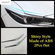 For Mazda CX-8 KG CX8 2017 - 2021 Car Front Headlight Lamp Eyebrow Rear Tail Light Strip Decor Cover