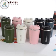 BJ 380/510ML Double Layer Coffee Mug Cup Stainless Steel Milk Thermos Vacuum Flask Travel Business I