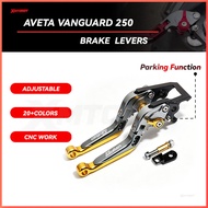 For AVETA VANGUARD 250 VANGUARD 250 SE / STD Brake Lever Modified Parking Brake Handle With Lock Clu