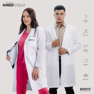 [NO EMBROIDERY] KAIROS Doctors Gown Laboratory Gown Gabardine White Fabric Suit Blazer