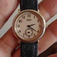 นาฬิกาผู้หญิง  นาฬิกาญี่ปุ่นมือสอง Vintage Seiko 2 เข็มครึ่ง ระบบ quartz