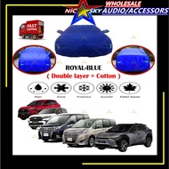 CROSS BZ4X Car Cover High-Quality ROYAL-BLUE Selimut kereta Protection Car Cover Waterproof Sun-proof Cover Kereta RYBYL
