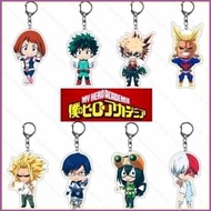 HT2 My Hero Academia Keychain Bag Acrylic Pandant Keyring Midoriya Izuku All·Might Anime 6cm Key Cha