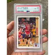 MICHAEL JORDAN PSA 6 BASKETBALL UPPER DECK NBA 1991