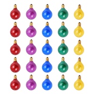 Hosioe 25PCS G40 Tungsten Bulb Replacement 5 Colors 7W 220-240V Globe E12 Base Lamps for Home Patio 