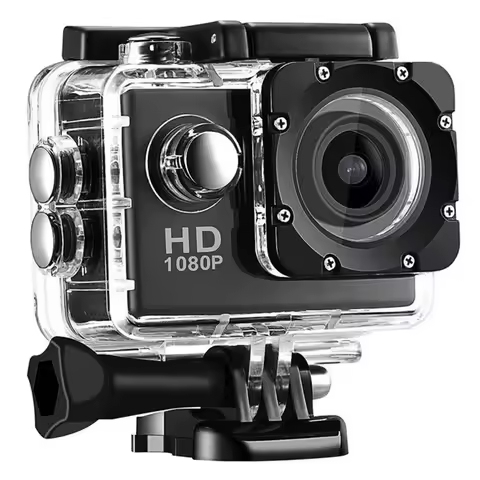 2.0" HD 1080P / 24fps Waterproof Digital Action Camera Video Camera CMOS Sensor Wide Angle Lens 1080