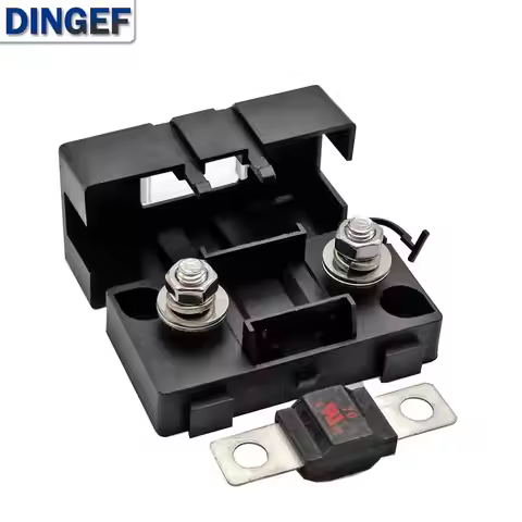 1Set(2PCS) ANS Trumpet Fork Plug Fuse 32V 40A 50A 60A 70A 80A 100A 125A 150A 200A Bolt Fixed Insuran