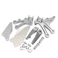 Motorcycle Front Footrest Foot Pegs Bracket Set Fit For Kawasaki Ninja ZX-10R 2004 2005 ZX 10R 04 05