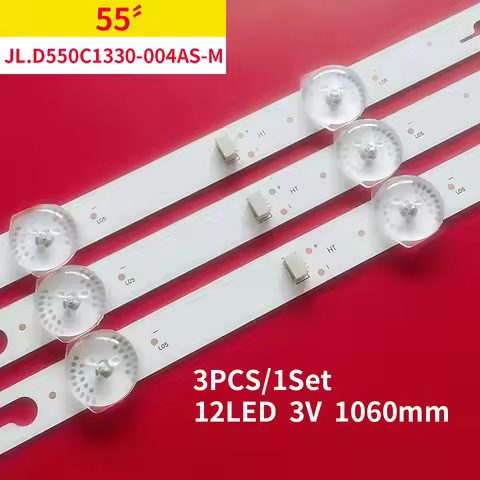 LED Backlight strip 12 lamp for Kioto Ssm551291 Mg4s55x L55M5-AD JL.D550C1330-004AS-M-V03 004AD LVU5