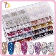 DIACHASG 1000Pcs Diamond DIY  Glitter Multi-Size AB Crystal