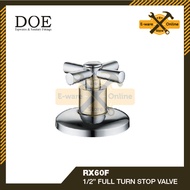 DOE Stopcock Concealed Stop Cock Full Turn RX60F Shower Stopcock Bathroom Stopcock