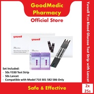 Yuwell Y330 Blood Glucose Test Strip with Lancet (2x25s)