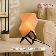 origami small tall table lamp