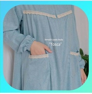 Gamis polet renda Bahan katun madinah FODU IMPORT
