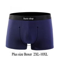 Men's boxer shorts Plus size 5XL 6XL 7XL 8XL 9XL 10XL  underpants Modal mid-waist loose Trunks breat