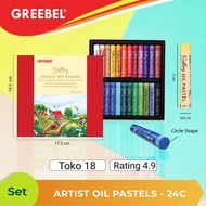 Greebel Professional 24c Artist Crayon Greebel 24C Artist Oil Pastel/