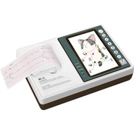 Portable Veterinary 3 Channel Holter ECG With High-resolution thermal-array output system