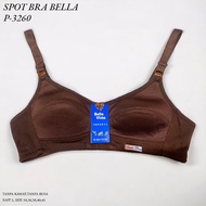 BELLA BELLA BELLA | Sport Bra Bella Hook 2 | THIN FOAM | Non Wire | P-3260 Pore Motif T-Shirt Materi