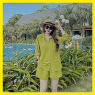 fashion set short pant + t-shirt Beach A7