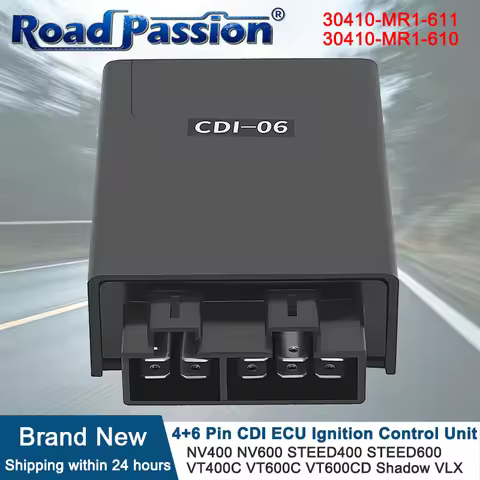 4+6 Pin CDI Motorcycle Ignition Control Unit For Honda STEED 400 STEED 600 VT400C VT 400 C VLX VT600